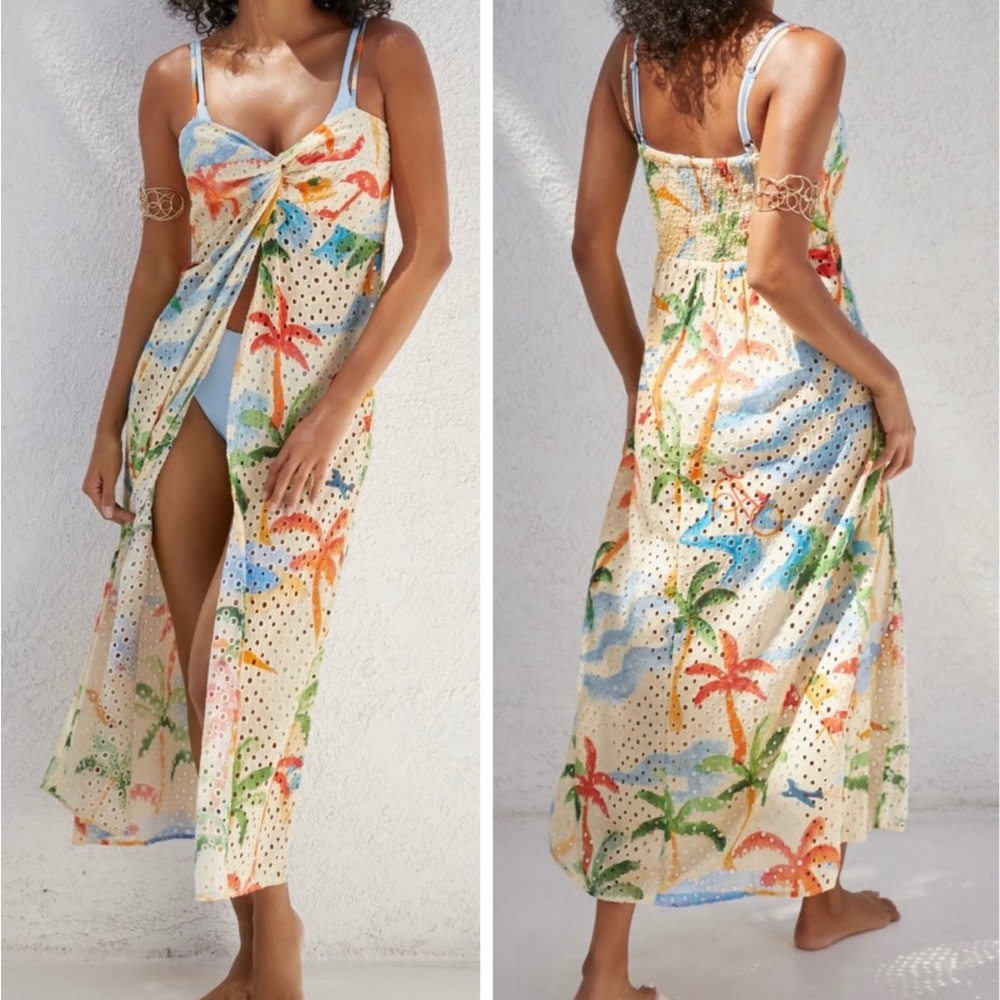 Farm Rio Copacabana Cover-Up Dress, Size M